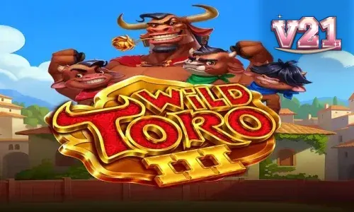 Tampilan visual slot Wild Toro 3 dengan latar belakang jalanan Spanyol yang ikonik